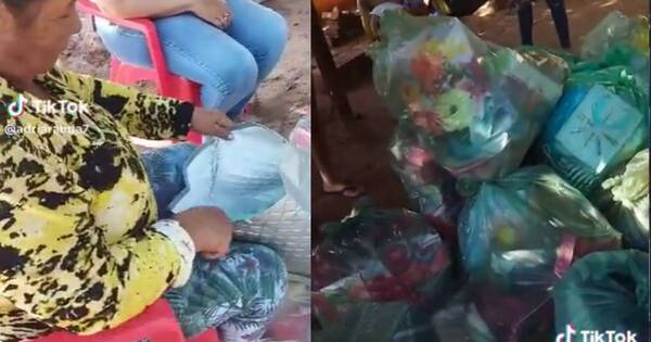 La Nación / ¡La boda del año! Ña Rufina ya empezó a abrir la tonelada de regalos
