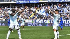 Inter vence a Empoli con goles de Lukaku y Martínez