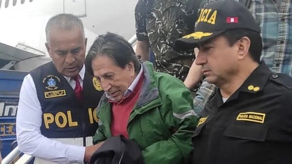 Expresidente peruano vuelve extraditado a su país