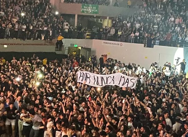 Video: “ANR nunca más” en el concierto de WOS - Nacionales - ABC Color