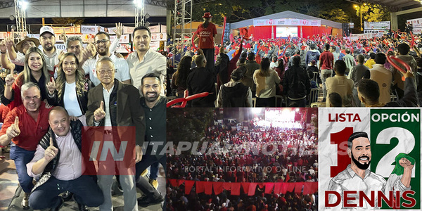 DENNIS FRAULOB PARTICIPÓ DE CIERRES DE CAMPAÑA EN ITAPÚA - Itapúa Noticias