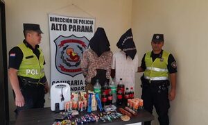 Detienen a ladrones y recuperan objetos hurtados de heladería