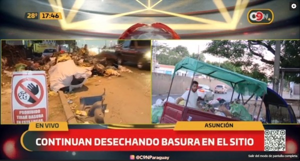 Hasta ¡inodoro! se tira en "vertedero" de Cuatro Mojones - C9N