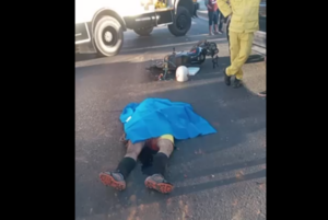 Accidente de tránsito deja muerto a un motoca en Roque Alonso