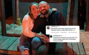 Presentó a su nuevo amor y su ex, la actriz Silvia Flores, le felicitó