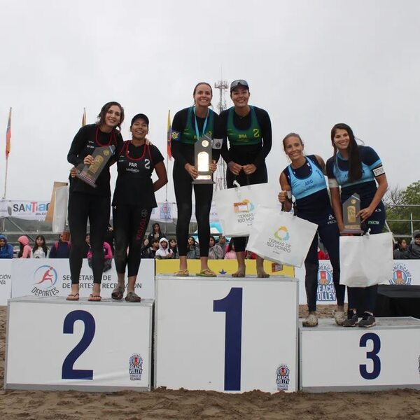 Vóley Playa: Erika y Michelle aseguran clasificación - Polideportivo - ABC Color
