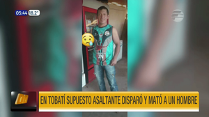 Supuesto asaltante disparó y mató a un hombre en Tobatí | Telefuturo