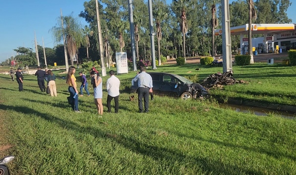 Una pareja y su hija sufren grave accidente en Concepción