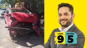 Diario HOY | Candidato a diputado manejaba ka'ure y protagonizó accidente: "Fue una mala elección"