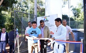 Inauguran sistemas de agua potable y asfaltado en O’Leary y Franco