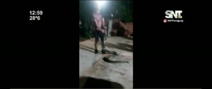 Tablada: Sorpresiva "visita" de una Kuriju - SNT