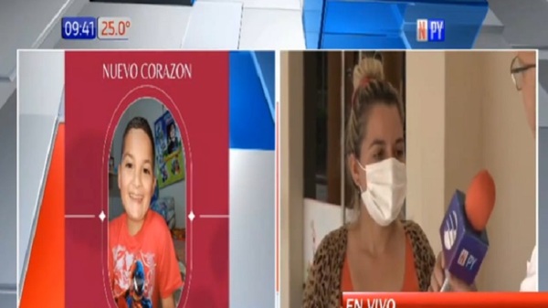 El pequeño Nahuel aguarda por un corazón donante - Noticias Paraguay