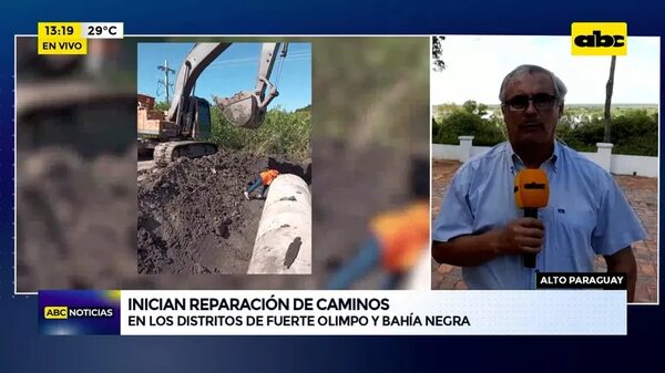 Alto Paraguay: Inician reparación de caminos - ABC Noticias - ABC Color