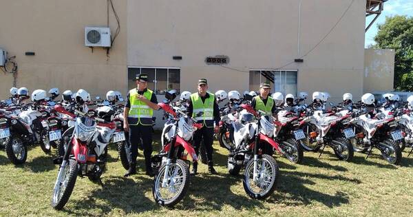 La Nación / Policía Nacional incorporó 482 motocicletas para la lucha contra la delincuencia