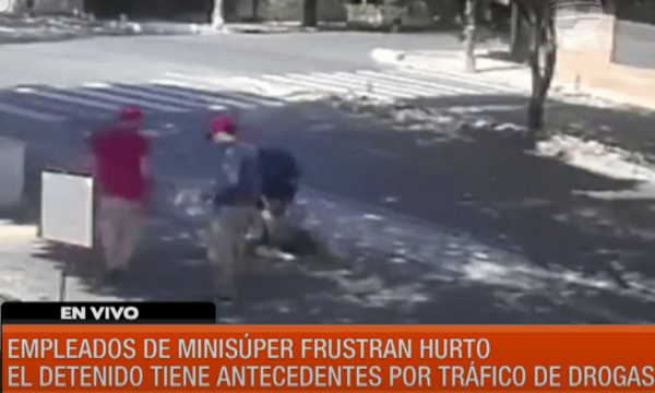 Empleados de minisúper frustraron asalto | Telefuturo