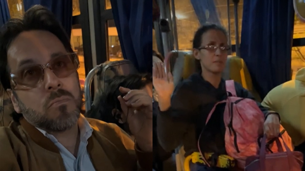 Cubas maltrata a pasajeros de bus: "Cobarde, inútil"