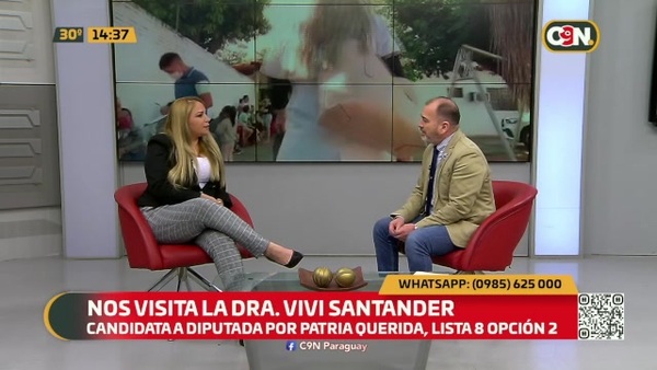 Nos visita la Dra. Vivi Santander, candidata a diputada - C9N