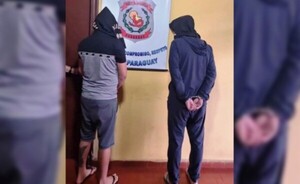 Caen dos delincuentes por robo de productos electrónicos