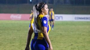 Fátima Román debutó en la victoria del Sportivo Luqueño