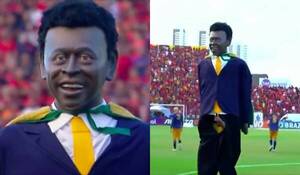 [VIDEO] Quisieron homenajear a Pelé y terminaron asustando a todos
