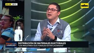 Hugo Cazal: ‘’Los maletines electorales estan totalmente lacrados y cerrados’' - Mesa de Periodistas - ABC Color