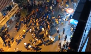 (VIDEO) ¡Sarambi jeyma! Barras bravas de Luque se enfrentan a la policía tras derrota del Kure