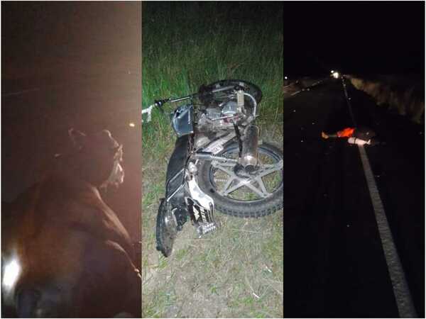 Misiones: joven motociclista muere tras chocar contra un vacuno