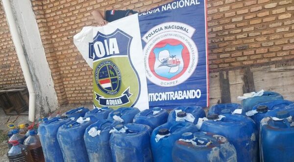 Incautan nafta de contrabando por valor de G. 6.000.000  - Oasis FM 94.3