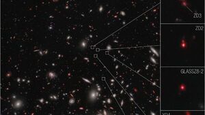 James Webb capta 7 galaxias a solo 650 millones de años del Big Bang