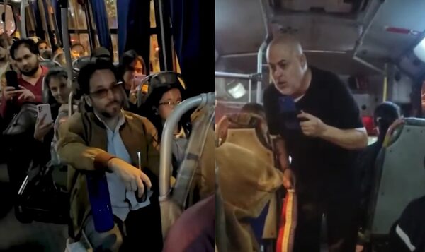 Paraguayo Cubas maltrata a pasajeros de bus: "Cobarde, inútil" - Noticiero Paraguay