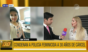Condenan a policía feminicida a 30 años de cárcel | Telefuturo