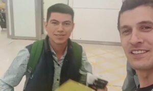 (VIDEO)Alder Alcides fue recibido como toda una estrella en España
