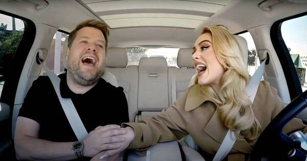 La Nación / ¡El último adiós a “Carpool Karaoke”! Adele y James Corden lloraron de emoción