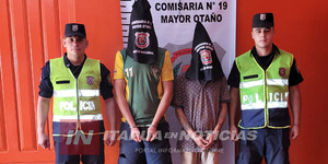 DOS SUJETOS APREHENDIDOS TRAS SUPUESTO HECHO DE HURTO EN MAYOR OTAÑO - Itapúa Noticias