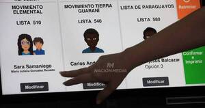 La Nación / ¿Cómo puedo corregir mi voto en las máquinas?