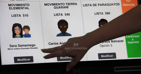 La Nación / ¿Cómo puedo corregir mi voto en las máquinas?