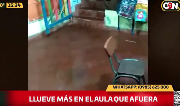 Llueve más en el aula que afuera - C9N