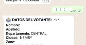 La Nación / Bot electoral: jóvenes automatizan consultas de electores por WhatsApp