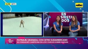 Patinaje: Granada, con cetro sudamericano - Ensiestados - ABC Color