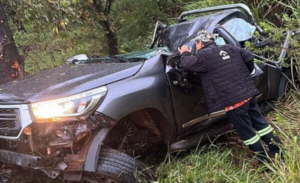 Franqueño resulta milagrosamente ileso en violento accidente