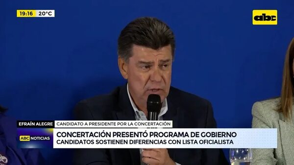 Elecciones Paraguay 2023: Concertación presentó programa de Gobierno  - ABC Noticias - ABC Color