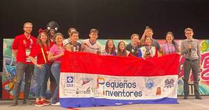 La Nación / Jóvenes esteños ganaron el premio Revelación en el mundial de robótica
