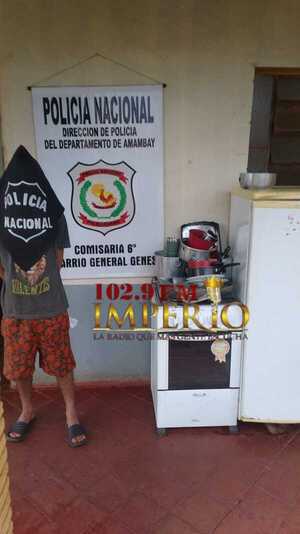 Detienen a joven de 19 años y recuperan varios objetos hurtados en General Genes - Radio Imperio