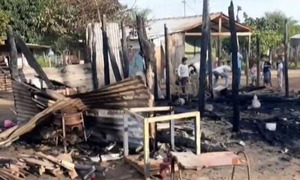 San Pedro: Hombre quemó la vivienda de su pareja y dejó sin nada a sus tres hijos - OviedoPress