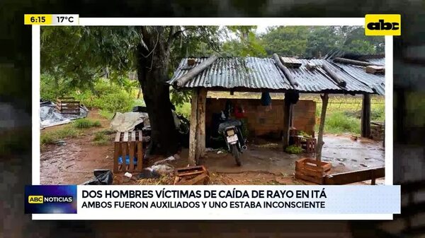 Video: Dos hombres víctimas de caída de rayo en Itá - ABC Noticias - ABC Color