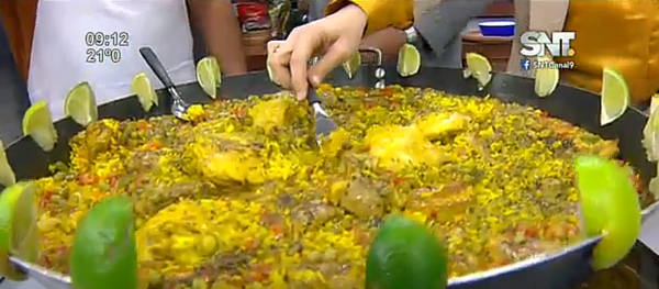 Bloque Cocina de la Mañana de Cada Día: ''Paella de Cerdo y Pollo'' - SNT