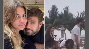 Así pillaron a Piqué y Clara Chía de "luna de miel" por Abu Dabi