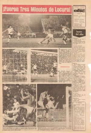 A 50 años de los “tres minutos de locura” del Ciclón en la Libertadores - Cerro Porteño - ABC Color
