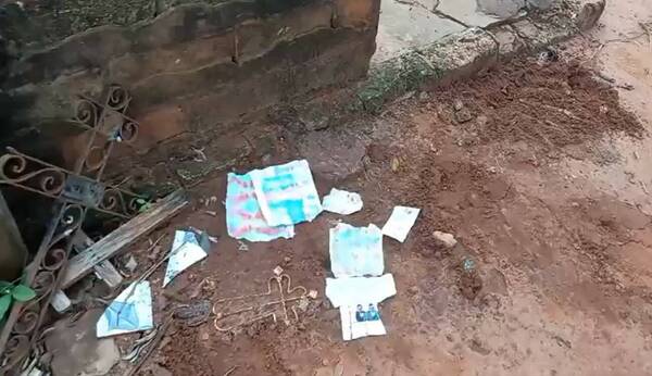 Enterraron carta en cementerio: "David que me escriba, me busque y se enamore de mí"