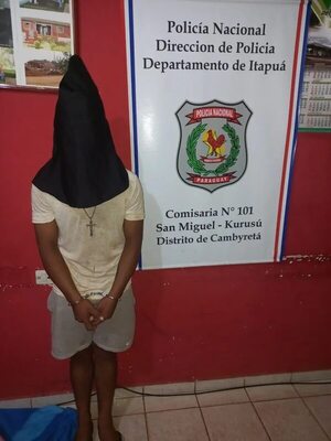 Vecinos capturan a joven en su segundo intento de robar una vivienda en Cambyretá - Policiales - ABC Color